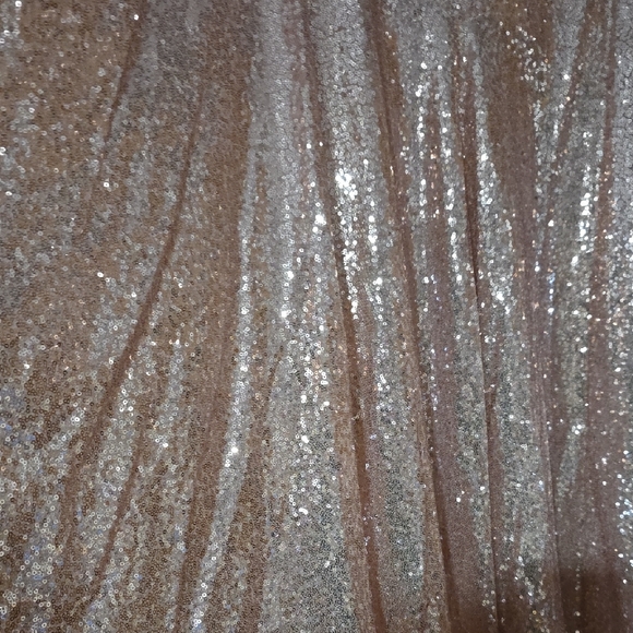 Fringe + Co Sparkling Rose Sequin Half Caftan - Picture 3 of 4